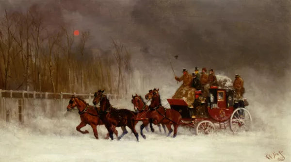 Winter Royal Mail Coach