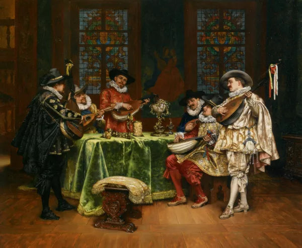 Interior with Troubadours