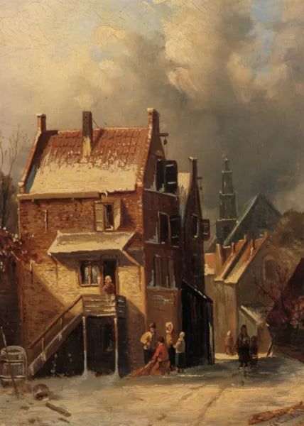 Outskirts of a Town in Winter