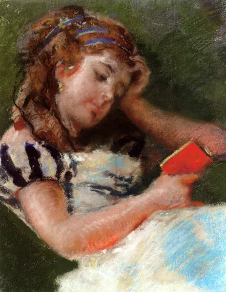 A Young Girl Reading