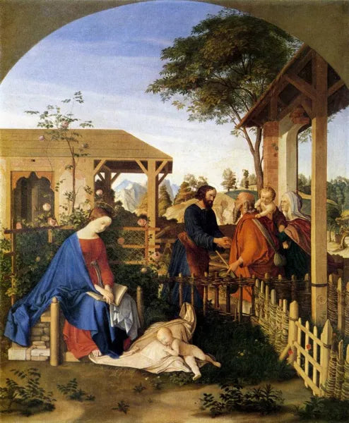 The Family of St John the Baptist Visiting the Family of Christ