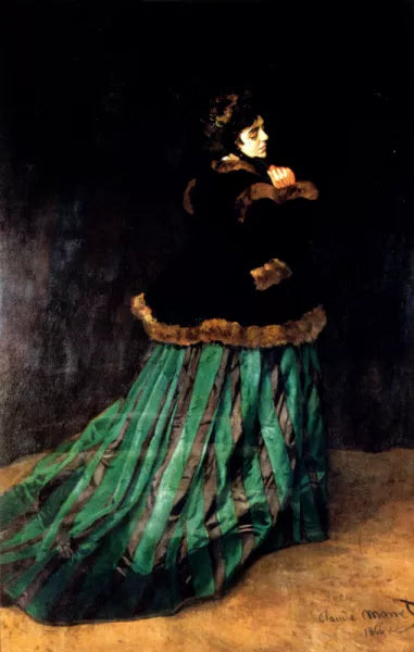 Woman in a Green Dress