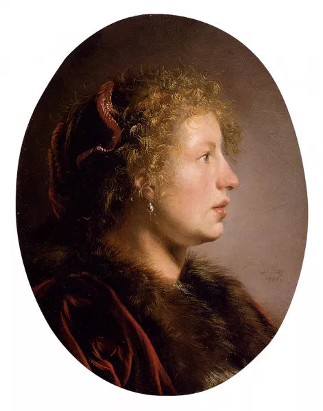 Study of a Young Woman in Profile