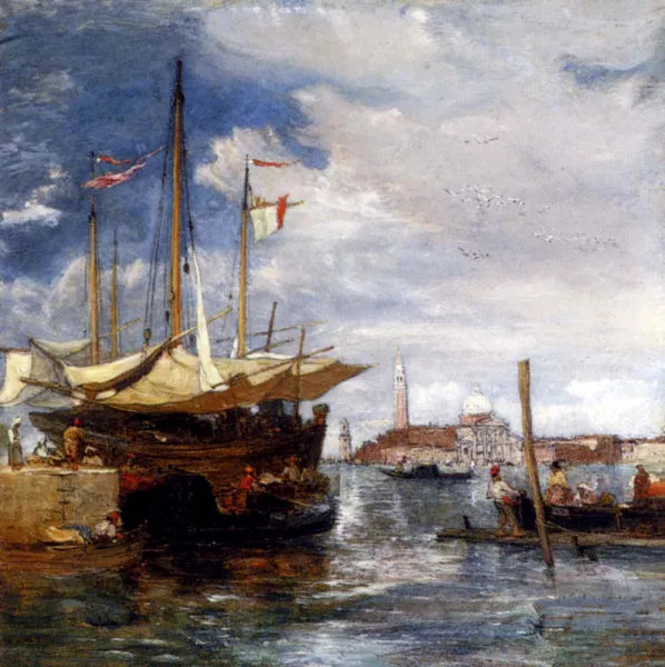 San Giorgio Maggiore From The Lagoon, Venice