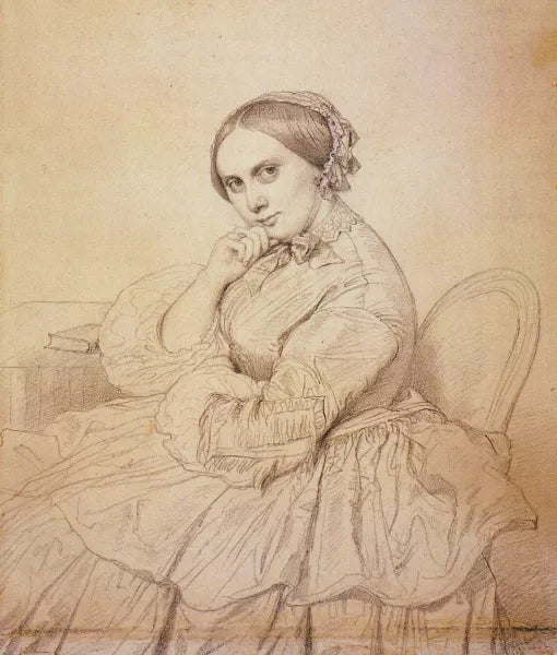 Madame Jean Auguste Dominique Ingres, Born Delphine Ramel