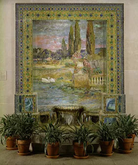 Garden Landscape and Fountain