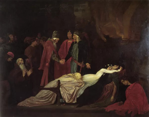 The Reconciliation of the Montagues and Capulets over the Dead Bodies of Romeo and Juliet
