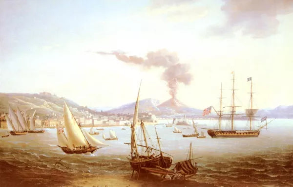An English Frigate in the Bay of Naples