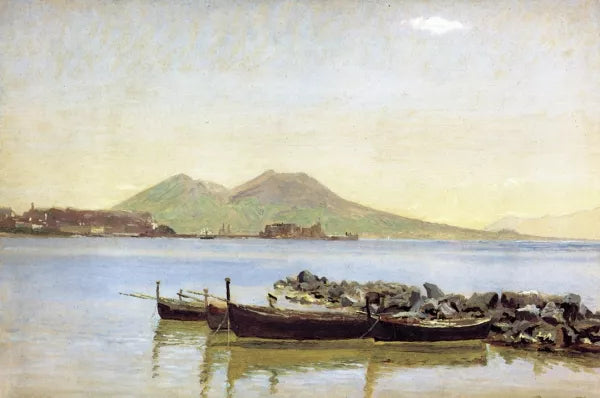 The Bay of Naples with Vesuvius in the Background