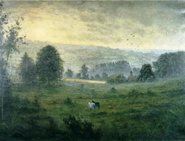 Looking Across the River from My Garden in Suffield