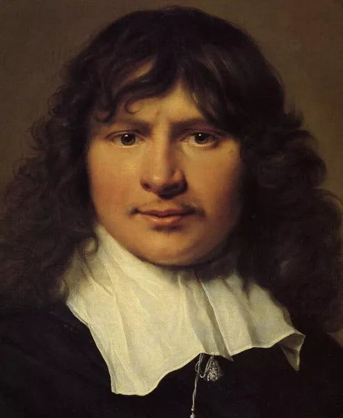 Portrait of a Young Man, Bust Length, Wearing a White Linen Collar