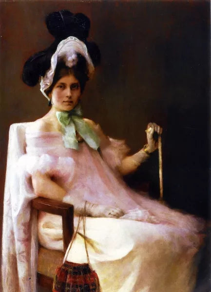 The 1830 Girl also known as Portrait of Miss M.P. in Louis Philippe Costume