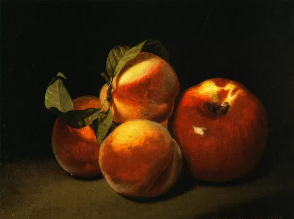 Still Life of Apples and Peaches