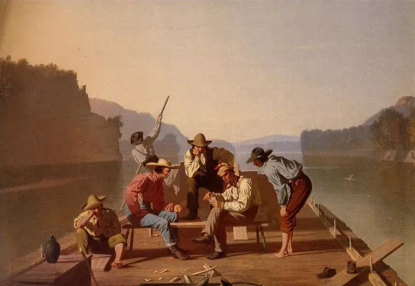 Raftsmen Playing Cards