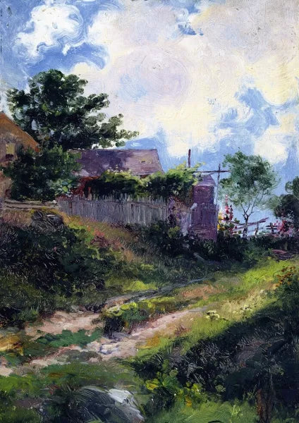 Landscape with House and Fence