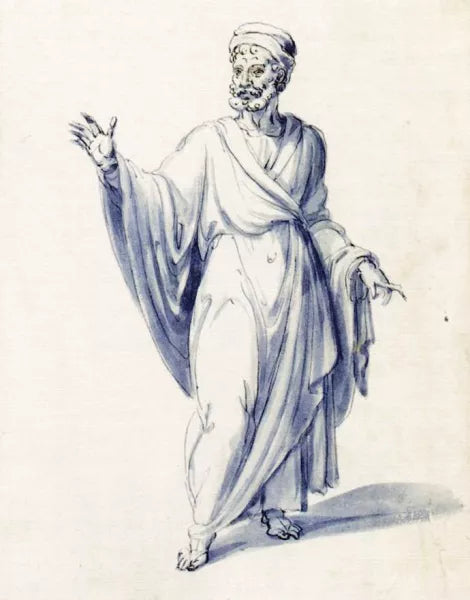 Costume of the Allegorical Figure Rhetoric
