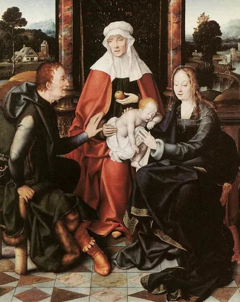 St Anne with the Virgin and Child and St Joachim