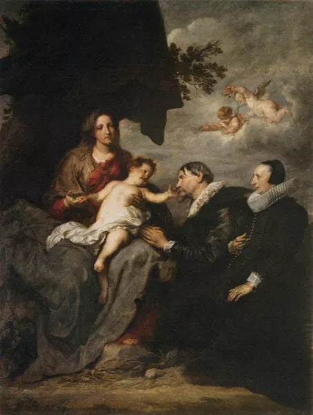 Virgin with Donors