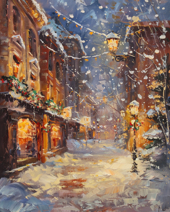Holiday Snow Street
