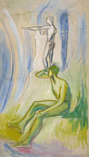 Men Turning towards the Sun