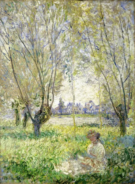 Woman Seated under the Willows
