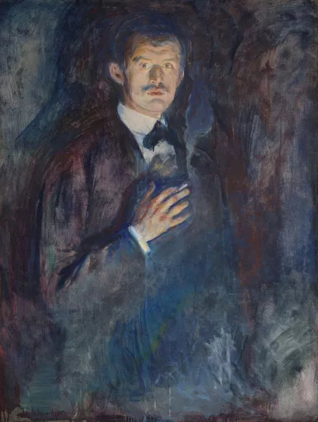Self-Portrait with Cigarette