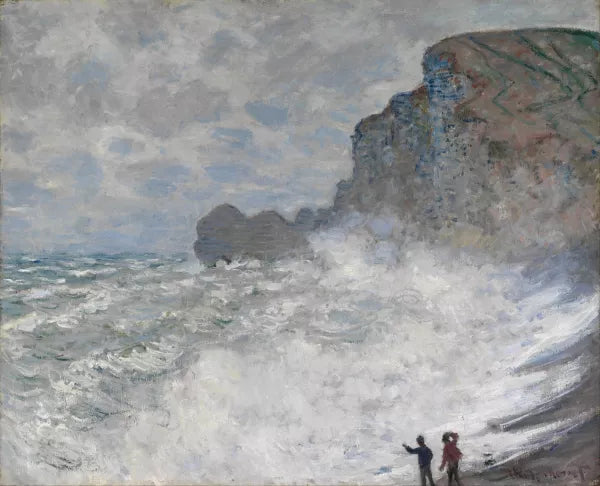 Rough Weather at Etretat