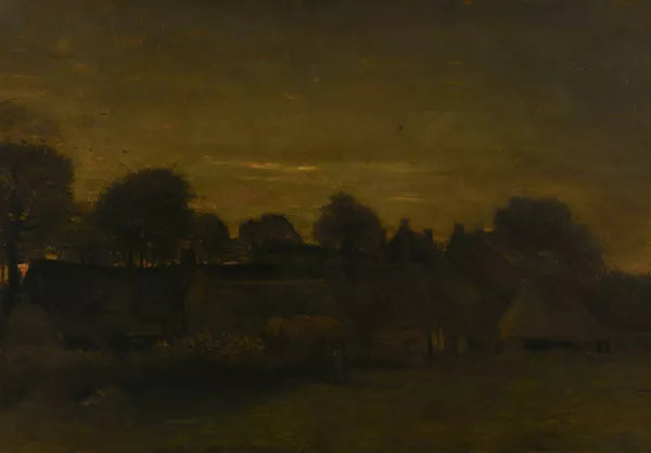 Farming Village at Twilight